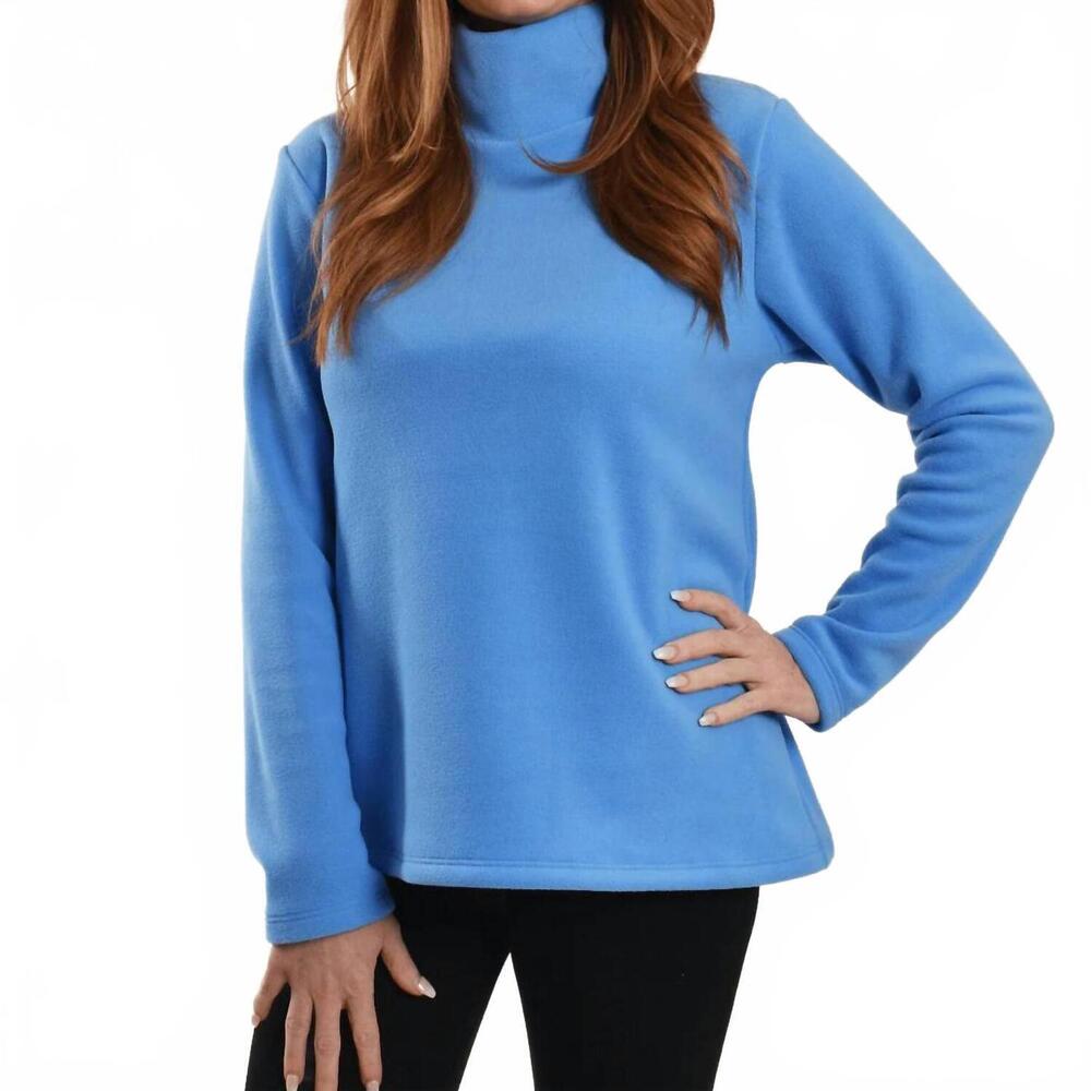NEW SOUTHWIND acadia fleece top in periwinkle